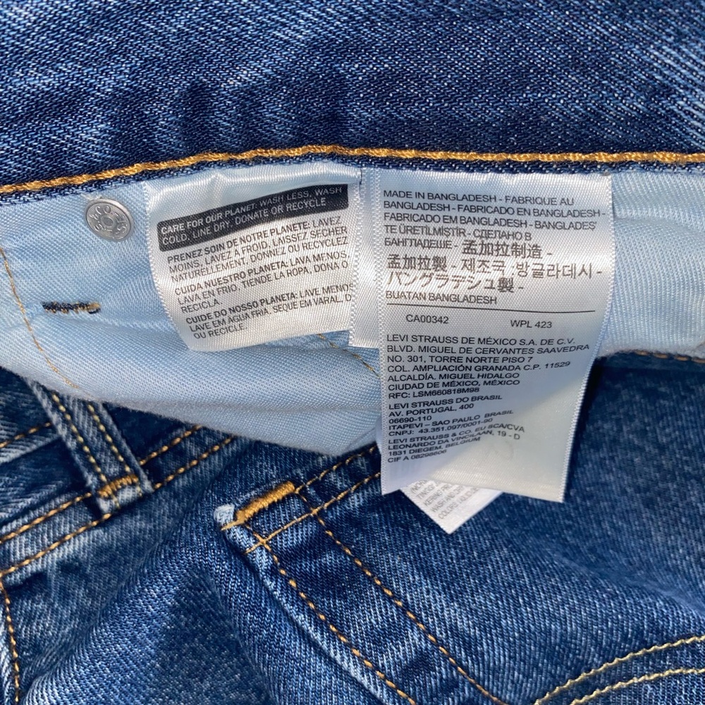 Levi's 550 | Men's Straight Blue Jeans size W42 L 30 - Picture 8 of 9